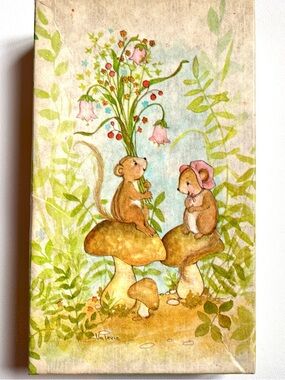 Vintage Birthday Cards in Original Box 1970s Children’s Kid’s Chipmunk Lady Bugs